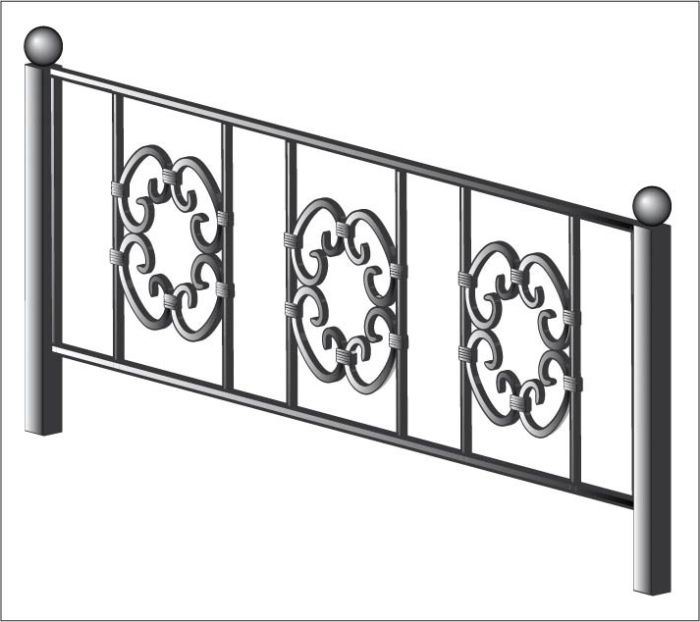 Кованые оградки на могилу фото эскизы